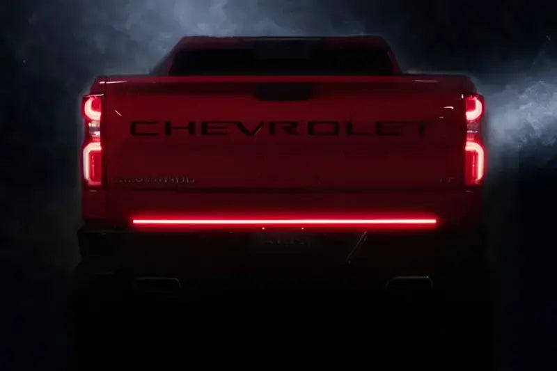 Tailgate Light - LED 60 Inch Flexible Bar; Amber Turn Signal/ White Reverse/ Red Brake/ Running Operation; High Power