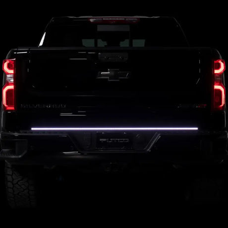 Tailgate Light LED; 60 Inch Flexible Bar; Clear Lens; Red Running/ Brake/ White Reverse/ Amber Turn Signals; Tinted