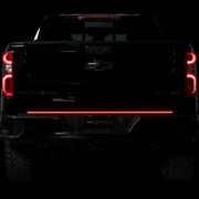 Tailgate Light LED; 60 Inch Flexible Bar; Clear Lens; Red Running/ Brake/ White Reverse/ Amber Turn Signals; Tinted