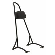 BURLY BRAND Tall Sissy Bar W/ Pad Black Dyna 06 17