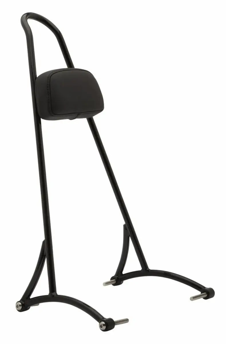 BURLY BRAND Tall Sissy Bar W/ Pad Black Dyna 06 17