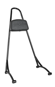 BURLY BRAND Tall Sissy Bar W/ Pad Black