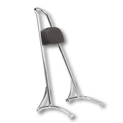 BURLY BRAND Tall Sissy Bar W/ Pad Chrome Dyna 06 17