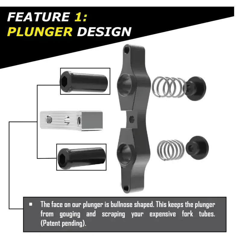 Tamer Double Button X Wing Black - TAMER