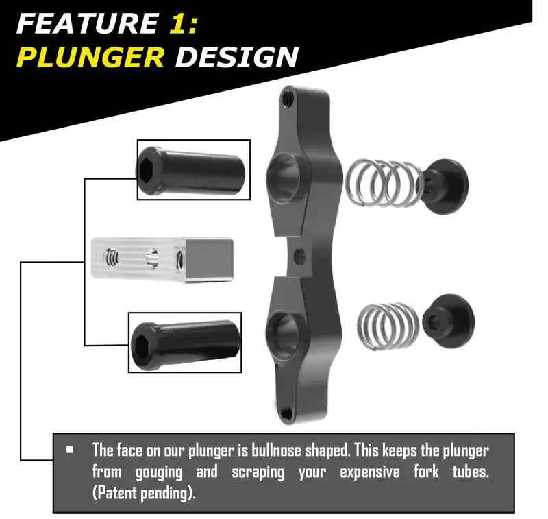 Tamer Double Button X Wing Black - TAMER