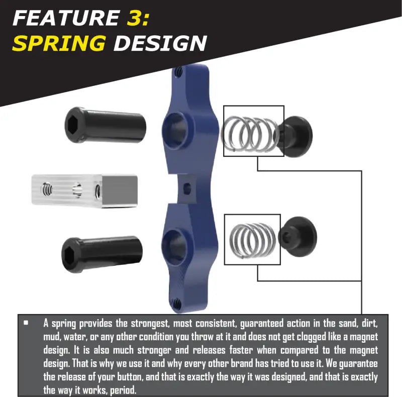 Tamer Double Button X Wing Blue - TAMER