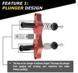 Tamer Double Button X Wing Red