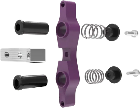 Tamer Double Button X Wing Purple - TAMER