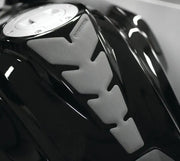 ONE EMBLEMS Tankpad Soft Touch Leather Slim Grey for Powersports