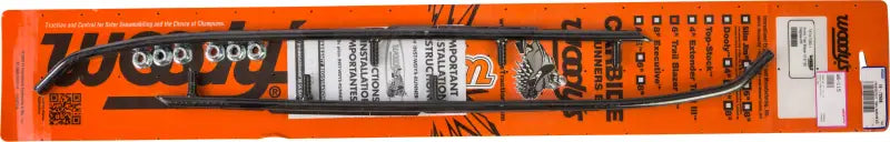 Packaged TAT4-7050 6-inch Carbide Runners with trail blazer round bar hardware