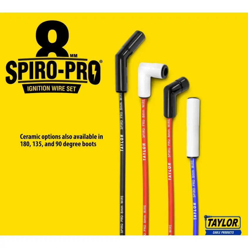 Taylor Cable 76046 Spark Plug Wire Set - Black