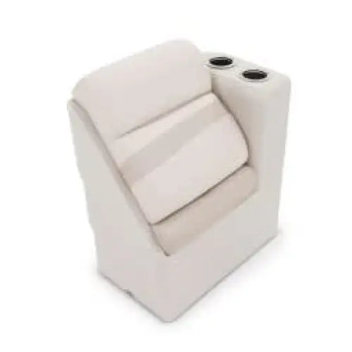 Taylor Made Premium Marine Grade Vinyl Boat Seat 433099 - Gray Lci 17 Rgt Chaise
