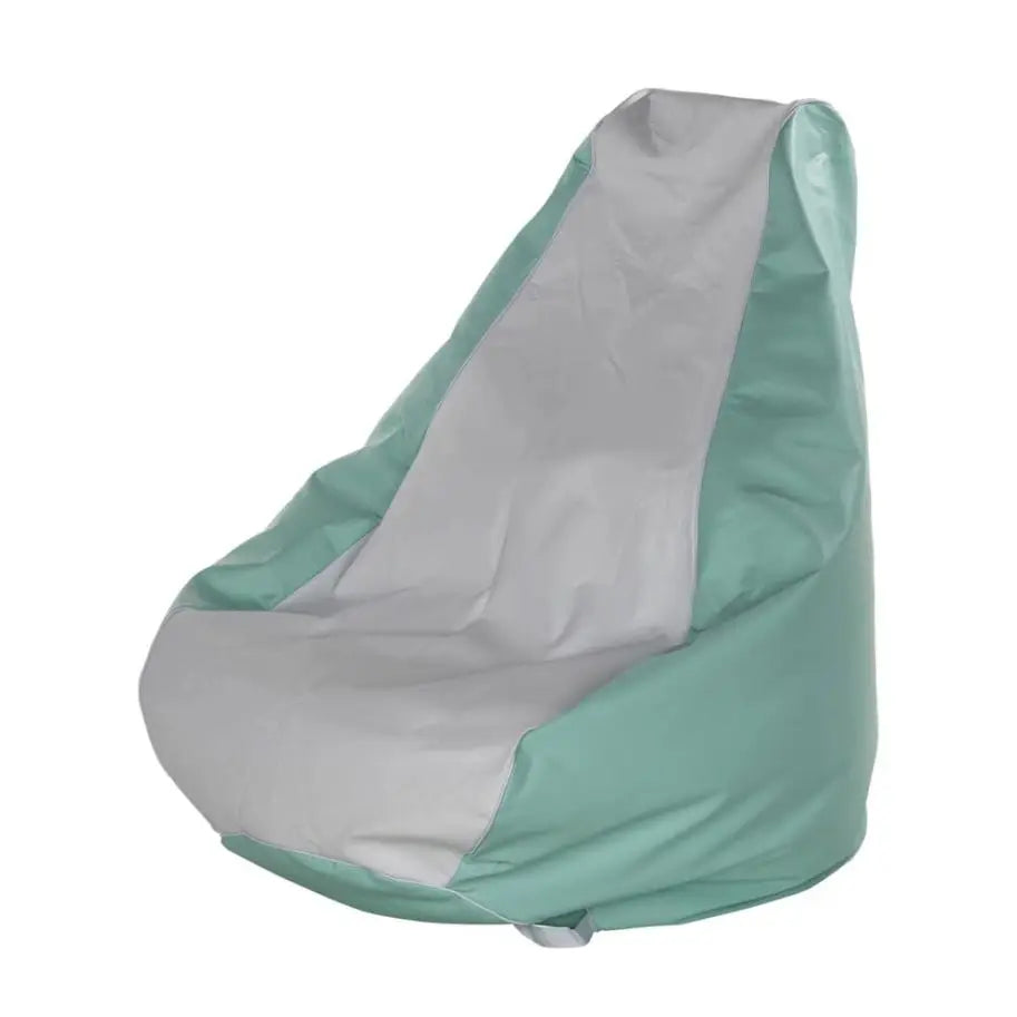 Taylor Made Made In USA Boat Seat 81006 - White Teardrop Marine Beanbag Seafoam