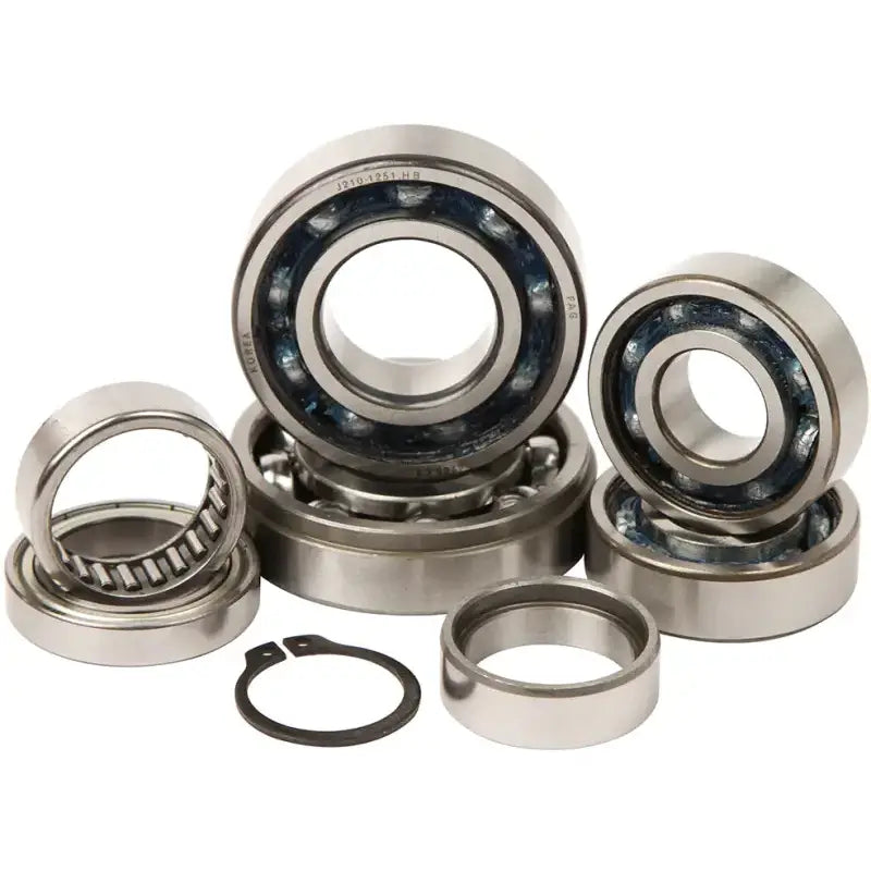Ball and roller bearings with retaining rings in TBK0054 Transmission Bearing Kit for hot rods
