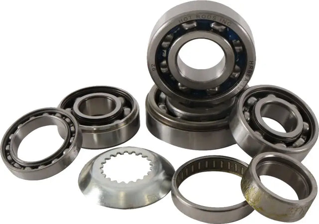 Transmission bearing kit with ball and roller bearings for hot rods and mechanical use
