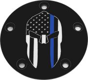 CUSTOM ENGRAVING Tc Timer Cover Sparta Blue Line Black