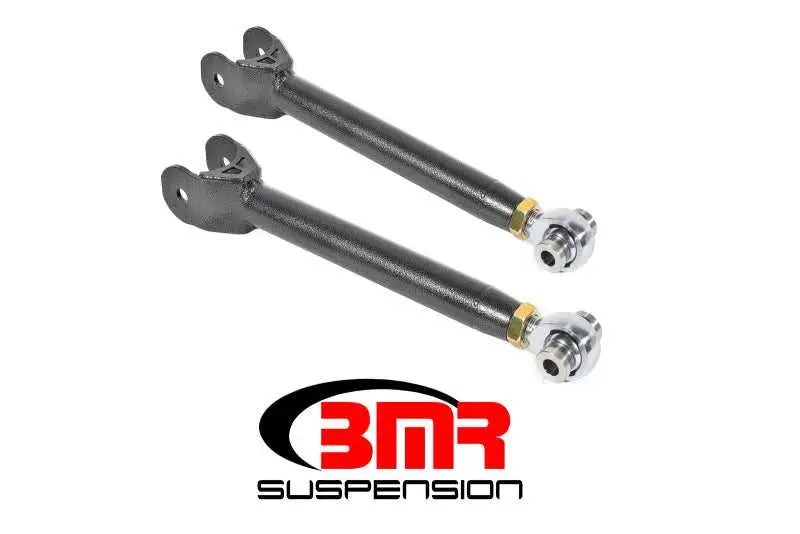 BMR Suspension TCA060H BMR 16-17 6th Gen Camaro Lower Trailing Arms w/ Single Adj. Rod Ends - Black Hammertone