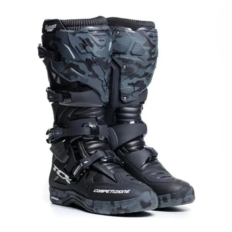 TCX Comp Evo 2 Michelin Boot Black/Camo Size - 44 - RV and Auto Parts