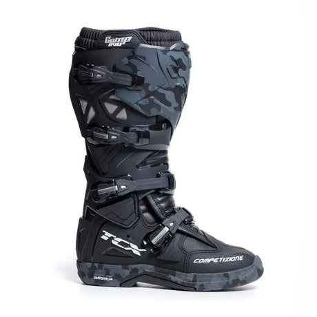 TCX Comp Evo 2 Michelin Boot Black/Camo Size - 45 - RV and Auto Parts