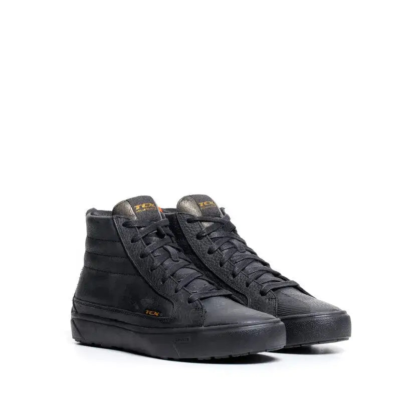 TCX Street 3 Lady Waterproof Shoe Black/Black/Gold Size - 42 - RV and Auto Parts
