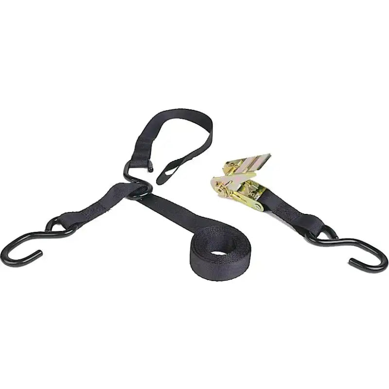 TDR-38 Triple Hook Ratchet Tie Down 8’ W/Soft - Tie-Down 8ft w/Soft