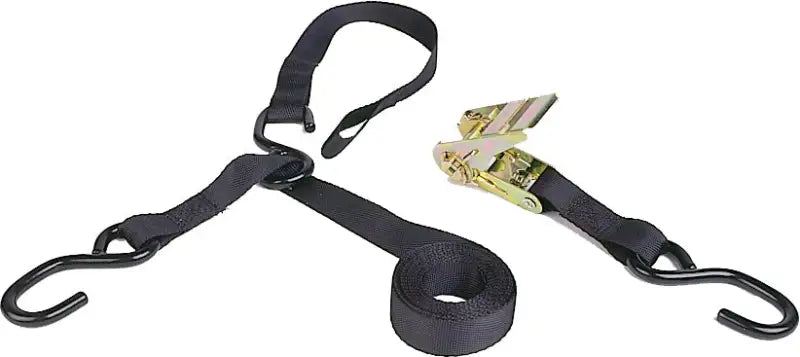 TDR-38 Triple Hook Ratchet Tie Down 8’ W/Soft - Tie-Down 8ft w/Soft