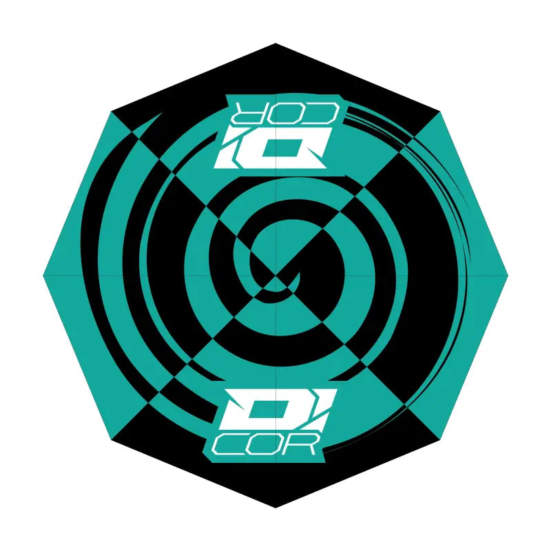 D'cor Umbrella Teal/Black - D-COR