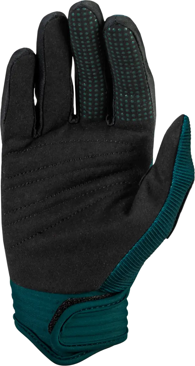 F 16 Gloves Teal/White Md - FLY RACING