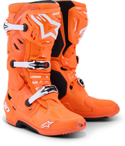 Tech 10 Supervented Orange Fluo/Black/White 8 - ALPINESTARS
