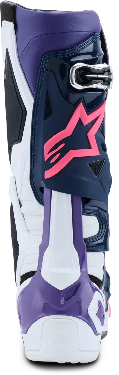 Tech 10 Wht/Violet/Nvy Bl/Pnk Fl 9 - ALPINESTARS