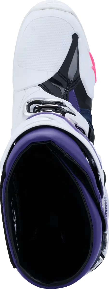 Tech 10 Wht/Violet/Nvy Bl/Pnk Fl 9 - ALPINESTARS