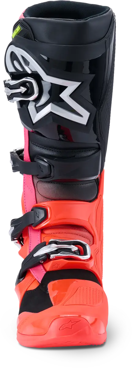 Tech 7 Black/Red Fluo/Pink Fluo 10 - ALPINESTARS