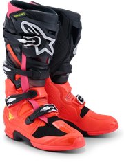 Tech 7 Black/Red Fluo/Pink Fluo 11 - ALPINESTARS