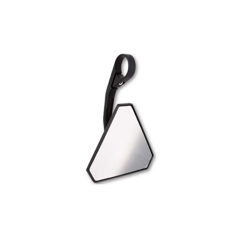 HIGHSIDER Tetra Bar End Mirror Long Stem Each Black for Powersports