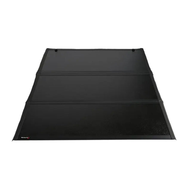 Black folding truck bed cover for TFX5529 Trailfx Tundra 6.5 bed standard Htf