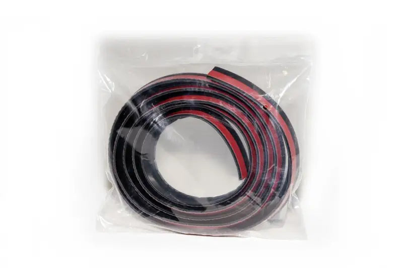Black rubber weather stripping with red adhesive backing for TFX90101 TrailFX tailgate seal