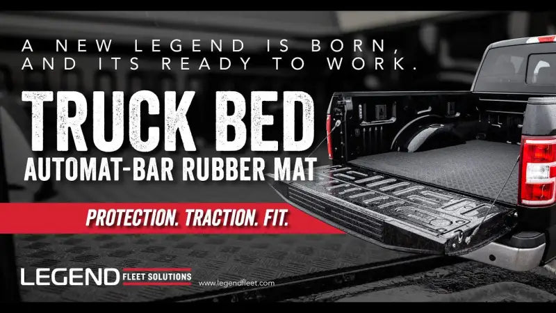 TG3-043-07 Legend Fleet Pickup Truck Bed Automat Bar Rubber, RV, Automotive, Powersports, off-road, marine, exterior, truck accessories, interior, truck bed, rv parts, Truck Bed Accessories, AVADA - Best Sellers, Must Haves