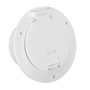 Thetford Thetford 94329 Deluxe Round Electric Cable Cord Hatch - White