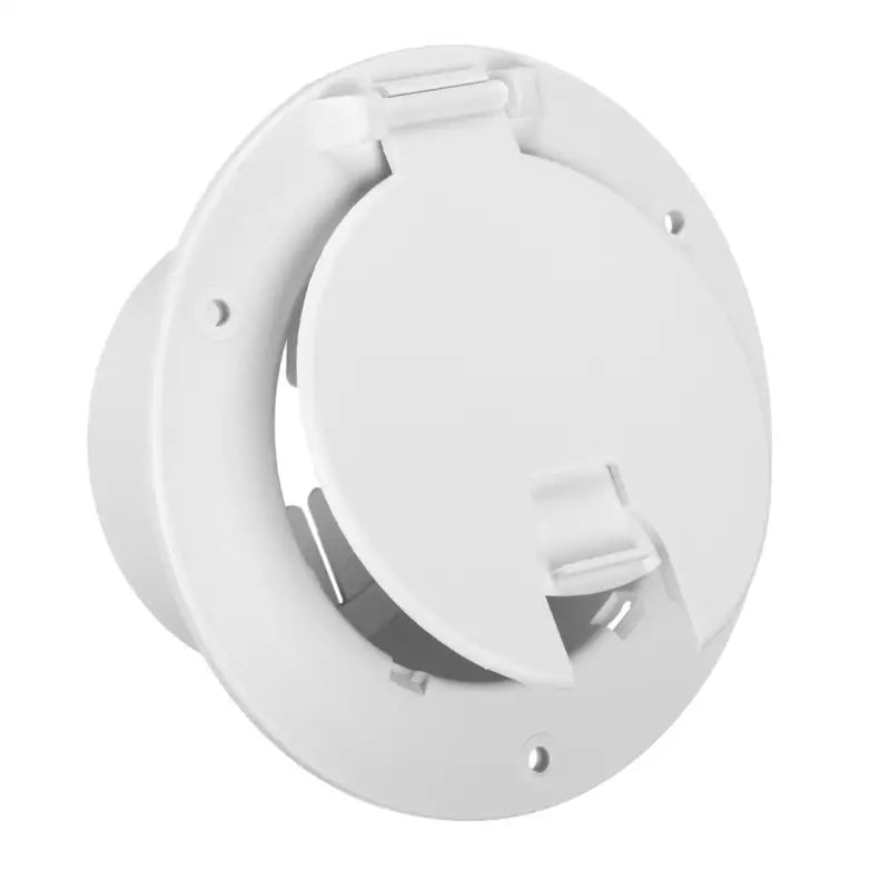 Thetford 94329 Deluxe Round Electric Cable Cord Hatch - White 