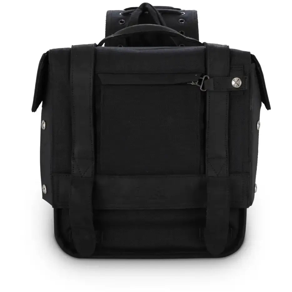 BURLY BRAND Throwover Saddlebag Black