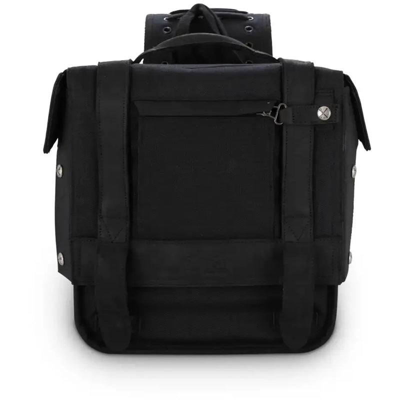 BURLY BRAND Throwover Saddlebag Black