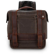 BURLY BRAND Throwover Saddlebag Dark Oak
