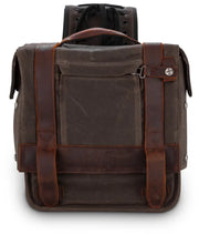 BURLY BRAND Throwover Saddlebag Dark Oak