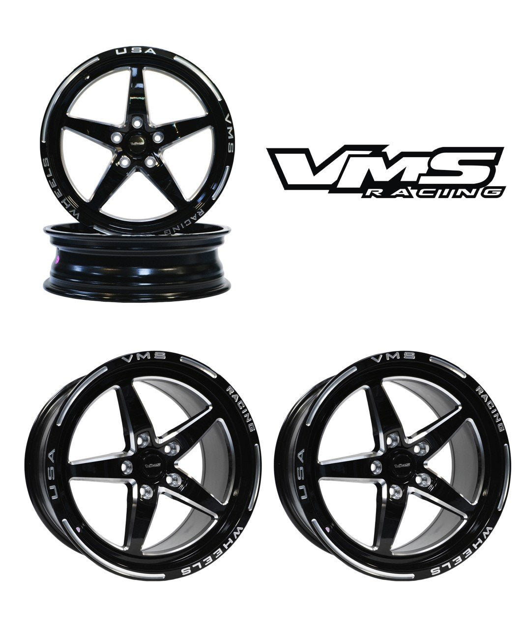 VWST030 True Spike Vms Wheels Star 18X5 5X120 -25.4 Et
