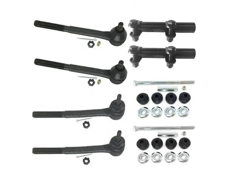 Car suspension parts showing TI92290PR Dorman Tie Rod for reliable steering performance