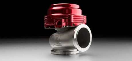 TiALSport MVR Wastegate 44mm (All Springs) w/V-Band Clamps - Red - Truck & Automotive