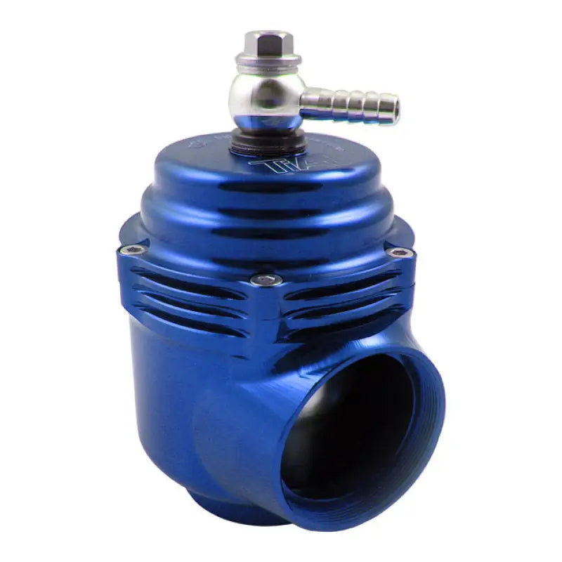Blue anodized TiALSport QRJ BOV for boosted cars, tialsport qrj bov style