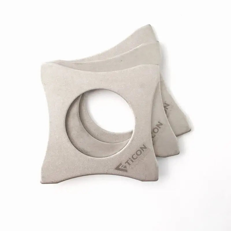 Ticon 108-00400-0000 Ticon Industries Titanium Brace Bracket for O2 Sensor Bung - 1.5mm/.059in