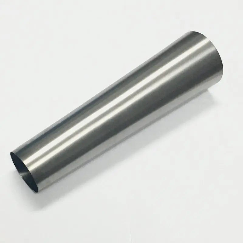 Brushed metal conical tube from Ticon Industries Megaphone Titanium Cone collection