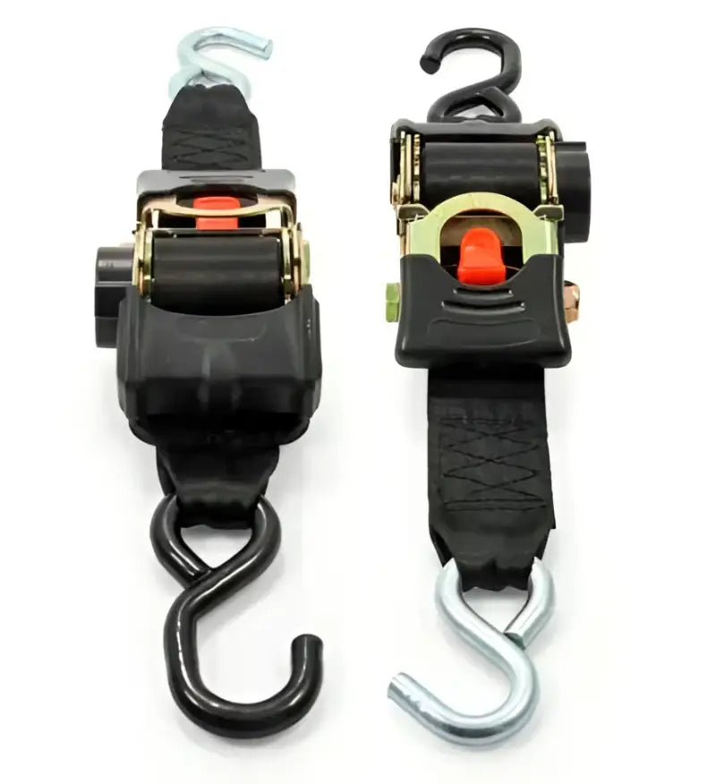 Tie Down Straps 2 In Width Retractable 6 Ft Dual Hooks(e/F)